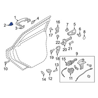 Ford OE - Rear Exterior Door Handle Cover