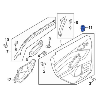 Ford OE - Rear Door Window Switch