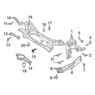 Ford OE - Rear Alignment Camber Adjusting Eccentric Bolt