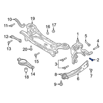 Ford OE - Rear Suspension Knuckle Bolt