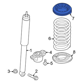 Ford OE - Rear Upper Coil Spring Insulator