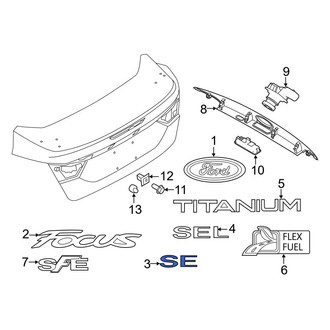 Ford OE - Rear Door Emblem