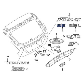 Ford OE - Rear Door Emblem