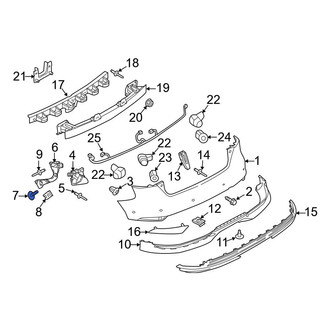 Ford OE - Radiator Support Splash Shield Screw