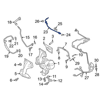 Ford OE - Turbocharger Coolant Line