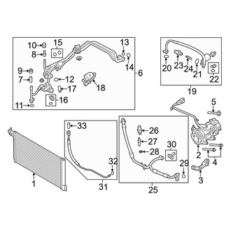 Ford OE - A/C Refrigerant Line O-Ring