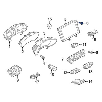 Ford OE - GPS Navigation System Screw