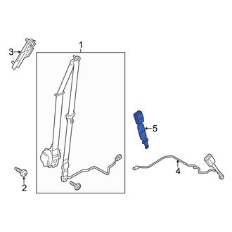 Ford OE - Front Seat Belt Extension