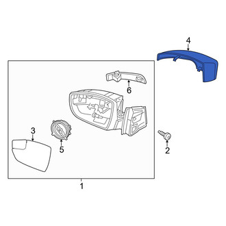 Ford OE - Front Right Door Mirror Cover