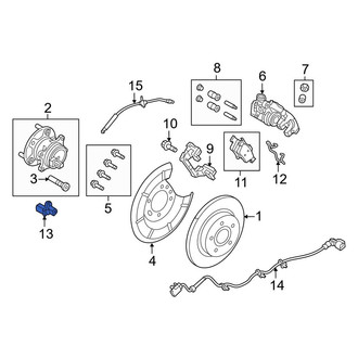 Ford OE - Rear ABS Wheel Speed Sensor