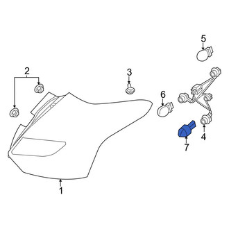 Ford OE - Rear Back Up Light Bulb