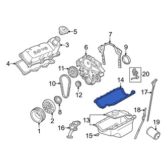 Ford OE - Engine Oil Pan Gasket