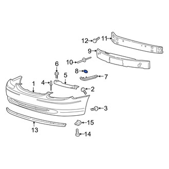 Ford OE - Air Bag Control Module Nut