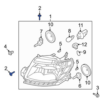 Ford OE - Headlight Mounting Bolt