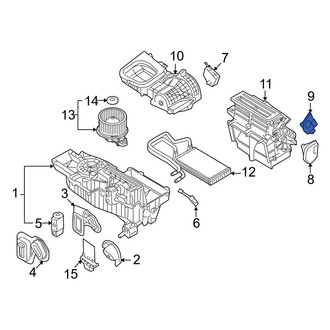 Ford OE - HVAC Air Inlet Door Actuator