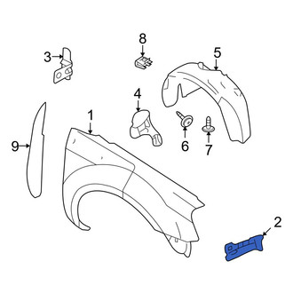 Ford OE - Right Fender Bracket
