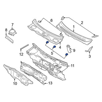Ford OE - Cowl Panel Clip