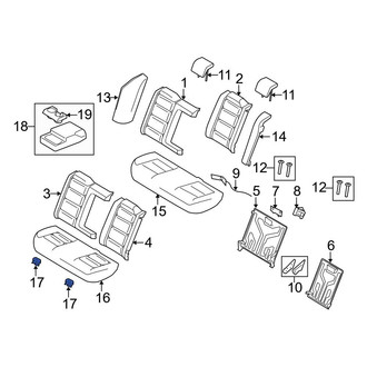 Ford OE - Rear Seat Cushion Bracket