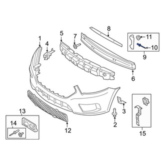 Ford OE - Bumper Impact Bar Rivet