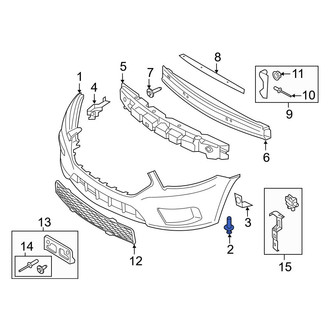 Ford OE - Bumper Cover Retainer