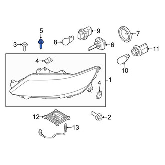 Ford OE - Headlight Fastener Clip
