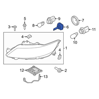 Ford OE - Front Headlight Bulb