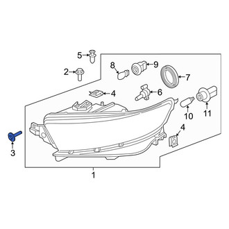 Ford OE - Headlight Mounting Bolt