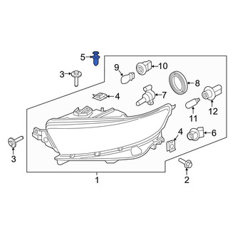 Ford OE - Headlight Fastener Clip
