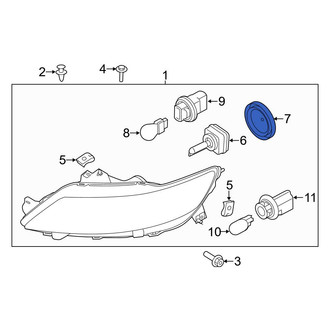 Ford OE - Front Headlight Bulb Cap