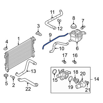 Ford OE - Engine Coolant Overflow Hose