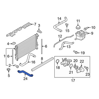 Ford OE - Engine Coolant Pipe