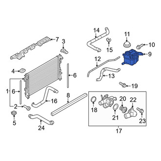 Ford OE - Engine Coolant Reservoir