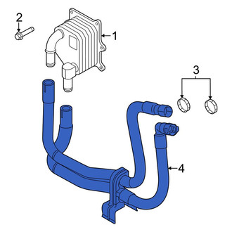 Ford OE - Engine Oil Cooler Hose Assembly
