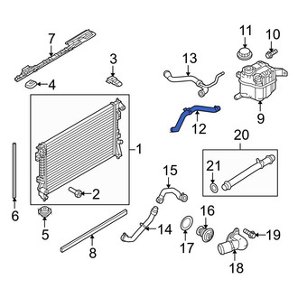 Ford OE - Engine Coolant Overflow Hose