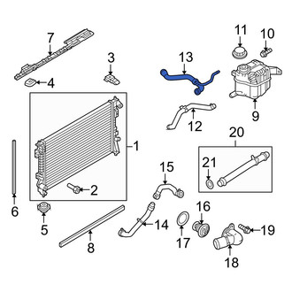 Ford OE - Upper Radiator Coolant Hose