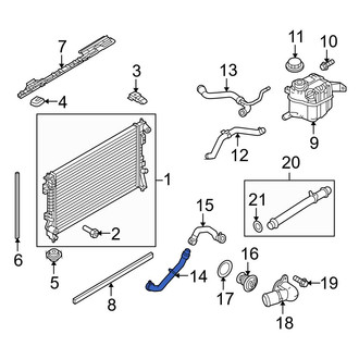 Ford OE - Upper Radiator Coolant Hose