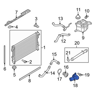 Ford OE - Engine Coolant Thermostat Housing