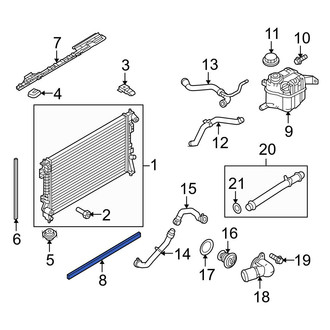 Ford OE - Lower Radiator Air Seal
