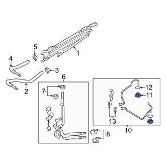 Ford OE - Automatic Transmission Oil Cooler Hose O-Ring