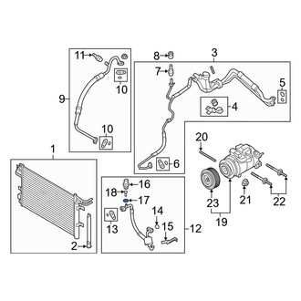 Ford OE - A/C Service Valve Core