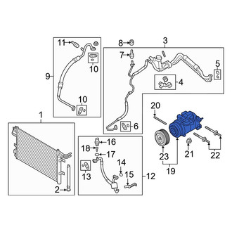 Ford OE - A/C Compressor