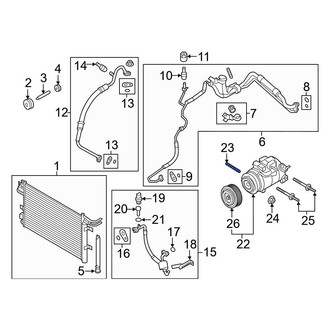 Ford OE - A/C Compressor Stud