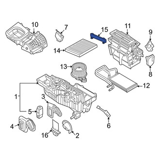 Ford OE - Cabin Air Filter Cover