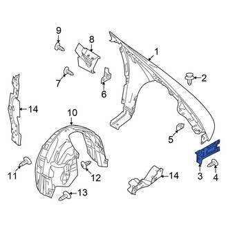 Ford OE - Front Left Fender Bracket