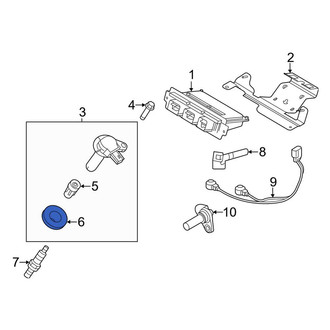 Ford OE - Spark Plug Cover