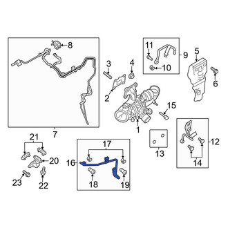 Ford OE - Turbocharger Coolant Line