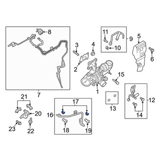 Ford OE - Turbocharger Coolant Line Gasket