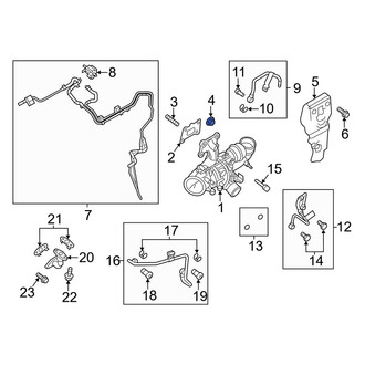 Ford OE - Turbocharger Nut