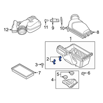 Ford OE - Air Filter Housing Clamp