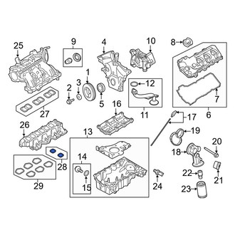 Ford OE - Lower Engine Intake Manifold Gasket